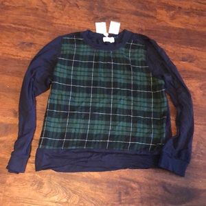 Long sleeve plaid shirt